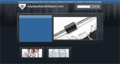 Desktop Screenshot of odysseytransmission.com